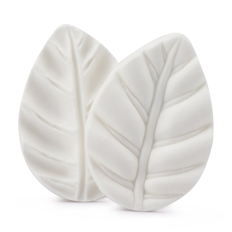 Beasea Silicone Leaf Fondant Mold, 6pcs Rose Leaf Cutter for Fondant Cake Decorations Styling Chocolate Sugar Cookie Cutter Set Silicone Mould - Image 4